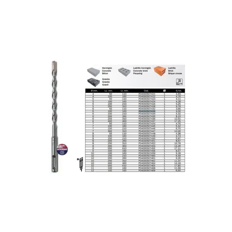 BROCA P-40 Forte Pro 8 x 160