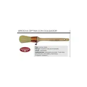 BROCHA CON COLGADOR N10