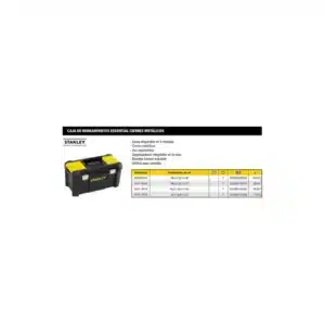 CAJA DE HERRAMIENTAS ESSENTIAL CIERRES METÁLICOS STANLEY 66x33x28