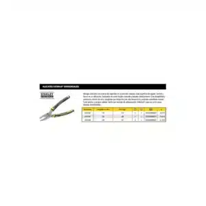 ALICATE STANLEY FATMAX UNIVERSAL 160mm