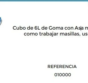 CUBO GOMA 6L