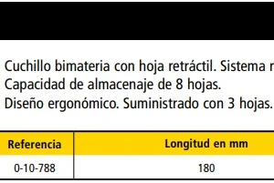 CUCHILLO CARGA FRONTAL STANLEY