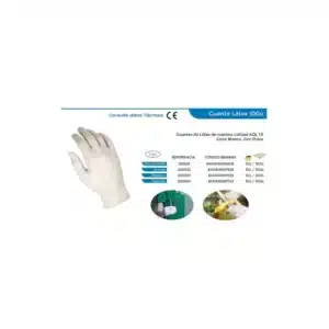 GUANTE LATEX TALLA L 100 UDS CON POLVO