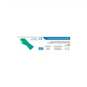 GUANTE NITRILO VERDE PINTOR T/10
