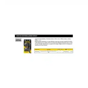 Juego Stanley 6 destornilladores FATMAX