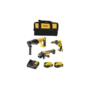 Kit panel yeso 3 herramientas + 2bat 5Ah + cargador + bolsa DEWALT