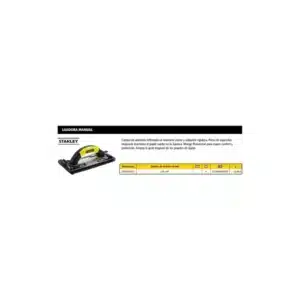 LIJADORA MANUAL STANLEY