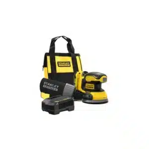 LIJADORA ROTORBITAL V20 LI-ION 18V CON 1 BATERÍA 2AH, CARGADOR 2A Y BOLSA DE TRANSPORTE STANLEY