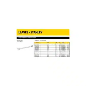 Llave Combinada Stanley 10mm
