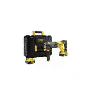 MARTILLO SDS-PLUS V20 18V BRUSHLESS CON 2 BATERÍAS 4Ah, CARGADOR 2A Y MALETÍN TSTAK STANLEY