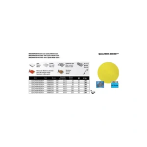 DISCO DE LIJA CON VELCRO QUALTRON-MICRO 225MM GRANO 120