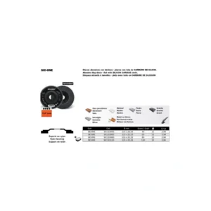 DISCO SIC-ONE 115 x 22,23 GRANO 40