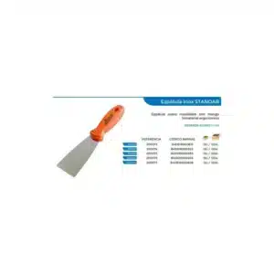 ESPATULA INOX STANDARD 100mm 1mm