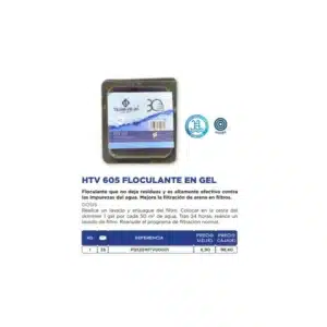 FLOCULANTE EN GEL HTV605 90GR