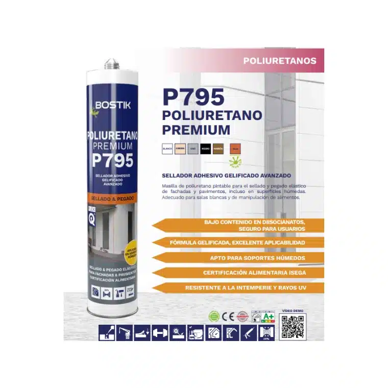 Poliuretano Premium P795 Cartucho 290ml MARRON