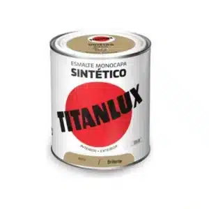 ESMALTE SINTETICO BRILLO BEIGE 585 750ML TITANLUX