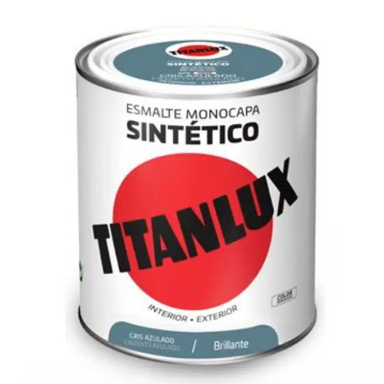 ESMALTE SINTETICO BRILLO GRIS AZULADO