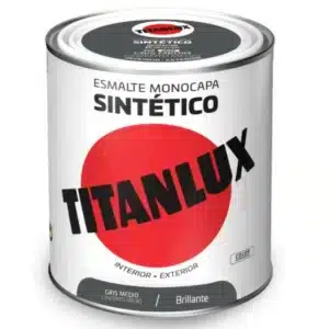 ESMALTE SINTETICO BRILLO GRIS MEDIO