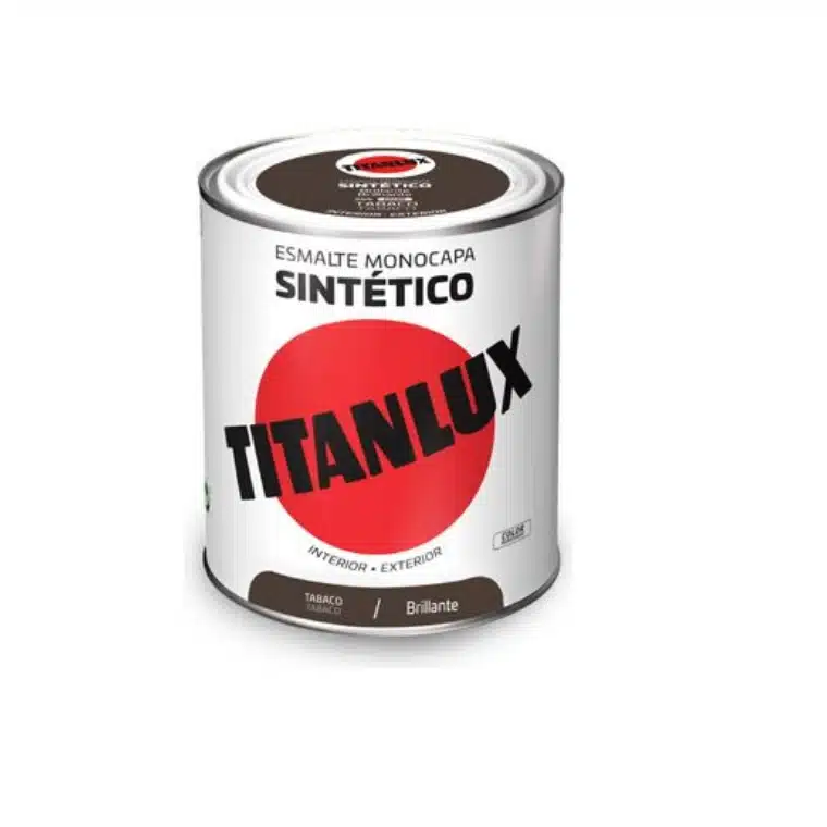 ESMALTE SINTETICO BRILLO TABACO 544 750ML TITANLUX