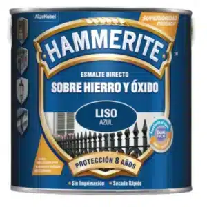ESMALTE SINTETICO LISO BRILLO AZUL 750ML HAMMERITE