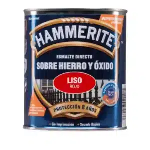 ESMALTE SINTETICO LISO BRILLO ROJO 750ML HAMMERITE