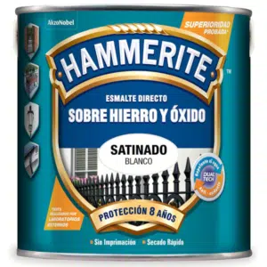 ESMALTE SINTETICO SATINADO BLANCO 750ML HAMMERITE