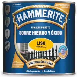 ESMALTE SINTETICO LISO BRILLO AMARILLO 750ML HAMMERITE