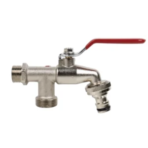 GRIFO CON MANETA PARA MANGUERA Y DOBLE SALIDA 12 X 34 X 34 COFAN