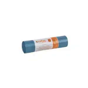 Bolsas de Basura Autocierre Azul Galga 65 (15 unidades) 30 Litros COFAN