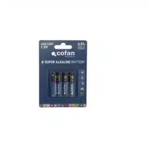 BLISTER 4 PILAS ALCALINA PLUS LR03 AAA/1,5V COFAN