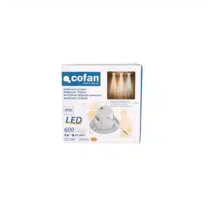 DOWNLIGHT LED ESTANCO 6W 600LM 4000K 80X50COFAN