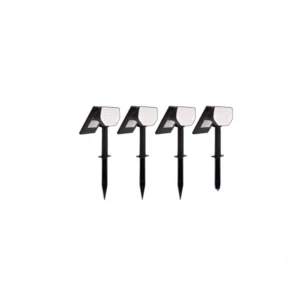 PACK 4 APLIQUES SOLARES LED 3,7V 1,2Ah COFAN