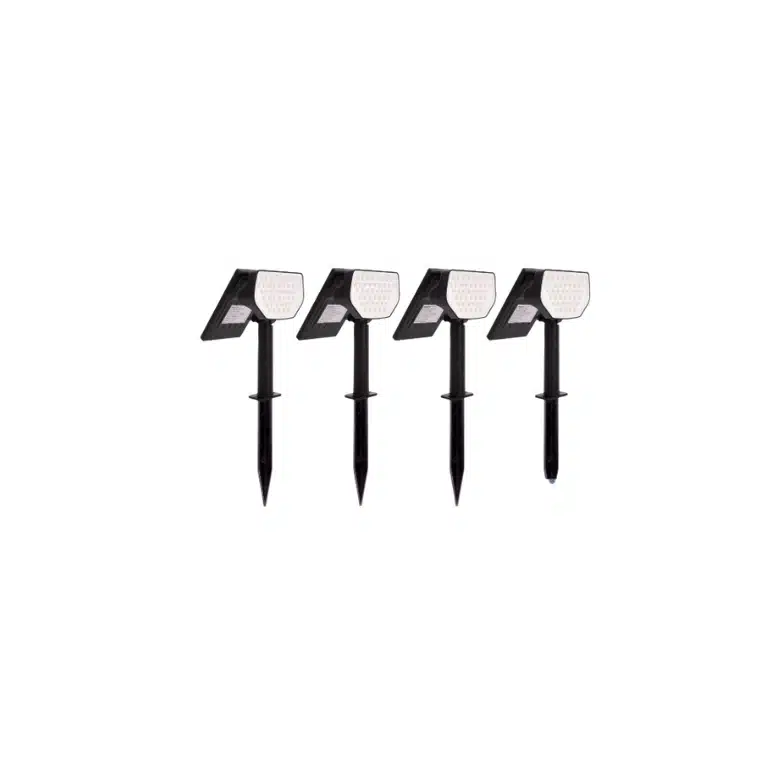 PACK 4 APLIQUES SOLARES LED 3,7V 1,2Ah COFAN