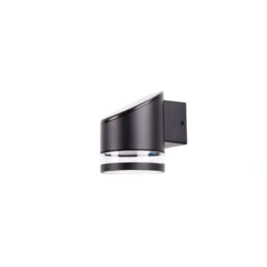 Aplique LED solar negro con sensor NEGRO 3,7 V 1,2 Ah COFAN