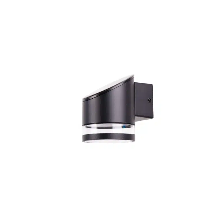 Aplique LED solar negro con sensor NEGRO 3,7 V 1,2 Ah COFAN
