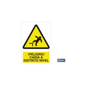 SEÑAL POLIESTIRENO CAIDA DISTINTO NIVEL 297X210 mm COFAN