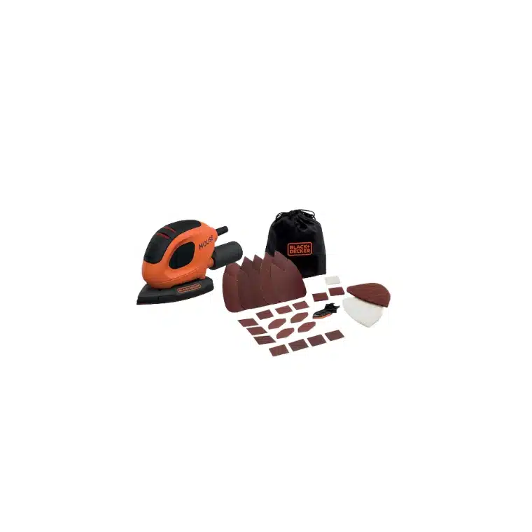 Lijadora de Detalle Mouse 55W + 15 accesorios + bolsa de transporte BLACK DECKER