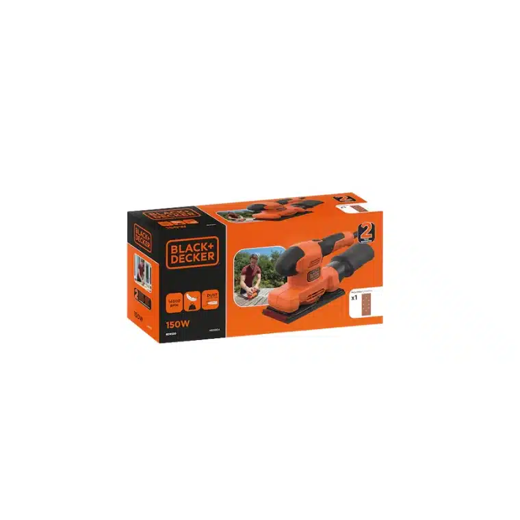 Lijadora Orbital 150W + 1 hoja de lija BLACK DECKE