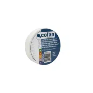 Cinta Aislante 180 Micras BLANCA 19mm X 20 Metros COFAN