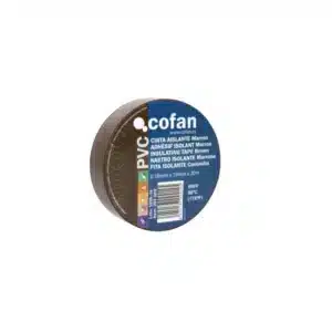 Cinta Aislante 180 Micras MARRON 19mm X 20 Metros COFAN