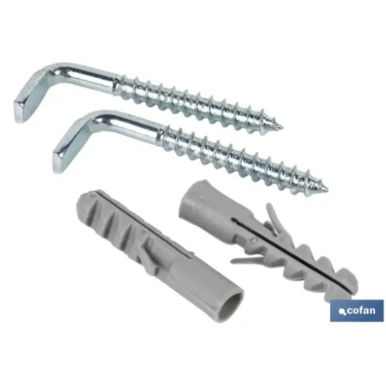Set de Taco y Alcayata para el Termo y Calentador 10 x 75 mm COFAN