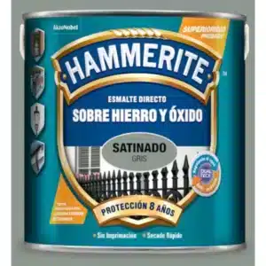 ESMALTE SINTETICO SATINADO GRIS 750ML HAMMERITE