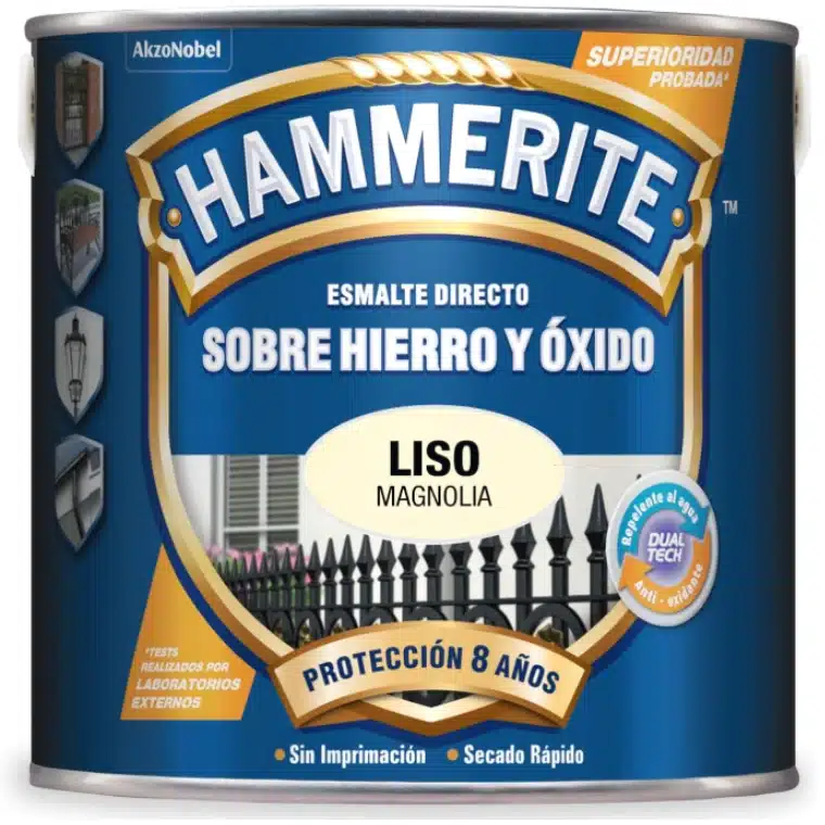 ESMALTE SINTETICO LISO BRILLO MAGNOLIA 750ML HAMMERITE