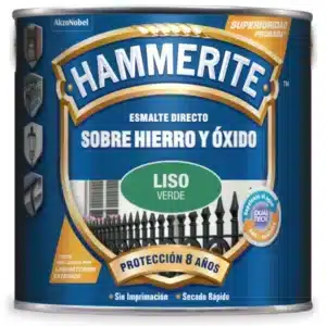 ESMALTE SINTETICO LISO BRILLO VERDE 750ML HAMMERITE