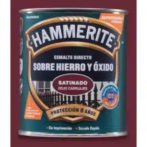 ESMALTE SINTETICO SATINADO ROJO CARRUAJE 750ML HAMMERITE